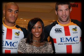 Tom Vardell, Alexandra Burke, Simon Shaw
